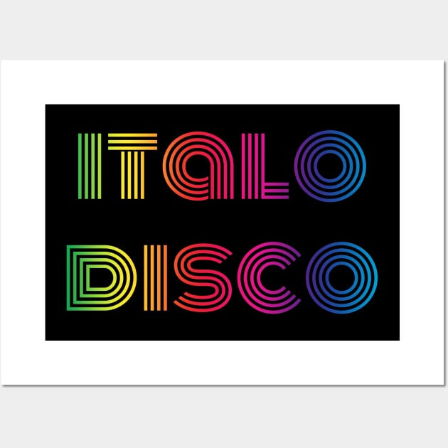 Italo disco Wall Art by Erena Samohai